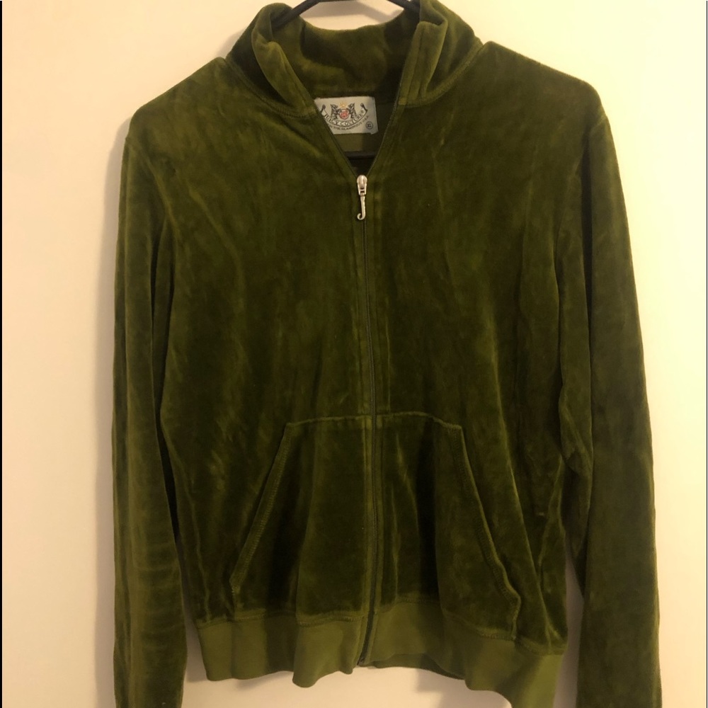 Juicy Couture zip up no hood  kid Sz Xl